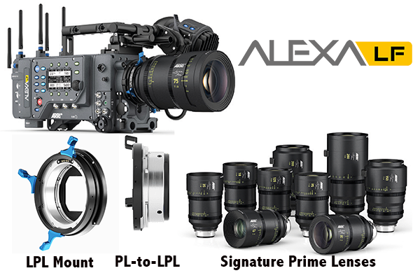 arri launches large format camera system alexa lf signature lens format