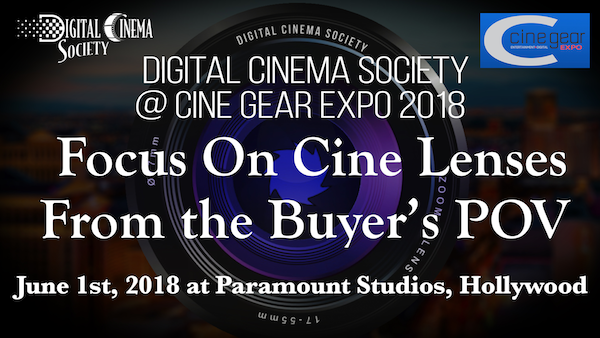 CineGearExpo2018 LensEvent