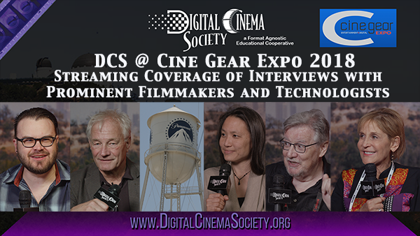 DCS @ Cine Gear Expo 2018 - Streaming Interviews