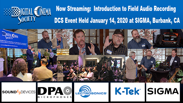 Now Streaming - DCS Event Coverage:Introduction to Field Audio Recording